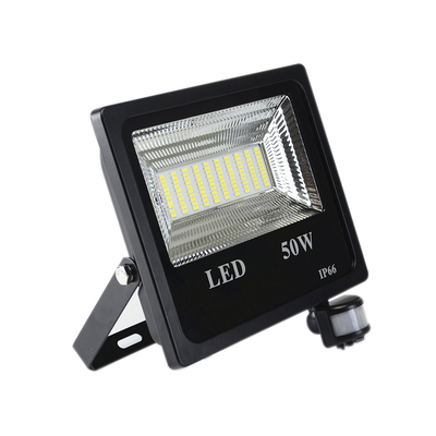 LED impermeabile PIR Floodlight 50W luce IP66 del sensore di moto di 5000 lumi